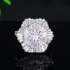 Broche de Flor Exquisito Estilo Coreano Novo Simples Luxo Leve Versátil Corsage de Alta Qualidade Tridimensional Pin para Roupa de Blazer de Terno