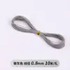 He 10m / Hilo de Cera Coreano Cordón de Cuero Pulsera Trenzada Hecha a Mano Hilo para Tejer Cordón Redondo de Cera de Alta Gama Al por Mayor
