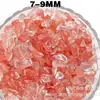 Grava de Piedra de Fundición Roja en Stock, Grava de Cristal Sandía, Decoración de Cristal para Acuario y Maceta, Piedra Desmagnetizadora