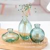 Vaso de Vidro de Luxo Nórdico, Mini Vaso Criativo e Simples para Flores Hidropônicas, Ornamento de Decoração para Mesa com Flores Secas