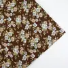 Tecido Liso Estilo Ins com Estampa Floral Fresca Tecido para DIY Artesanal Roupa de Cama Cortina Forro Floral