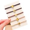 Estilo coreano simples corda de cabelo elegante elástico feminino laço de cabelo corda alta elástica durável vintage rabo de cavalo laço de cabelo acessórios de cabelo
