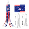 Amazon Cross-Border EUA 250º Aniversário Bandeira Cata-vento Decoração Externa de Jardim Bandeira Pendurada para Direção do Vento Cata-vento do Dia da Independência