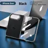 Adecuado para iPhone Duo, esta funda magnética electrochapada para teléfono presenta un diseño compatible con Magsafe, una textura similar a la piel de oveja y una película protectora integrada, ofreciendo protección contra caídas.