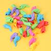 Dispositivo de Apoio para Caneta para Alunos do Ensino Fundamental Praticarem a Escrita e Corrigirem sua Caligrafia, Porta-Lápis de Silicone para Crianças do Jardim de Infância, Correção de Apoio para Caneta de Papelaria