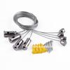 Iluminación de oficina cuerda colgante panel LED lámpara de línea cable colgante cable colgante para vallas publicitarias accesorios de iluminación de cuerda colgante