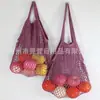 Bolsas de Malha de Algodão Mais Vendidas da Amazon, Sacolas de Compras Ecológicas para Supermercado, Sacolas de Compras de Malha, Bolsas de Malha Portáteis para Frutas e Verduras