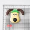 Parche Estéreo Decorativo de Dibujos Animados Handdog Cesta Escurridora Accesorios de Goma Suave para Muebles Funda para Teléfono Móvil Pantuflas Pasta de Goma Suave para Bricolaje