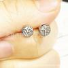 Color acero plata Serie Acero titanio material incoloro superventas nuevo superventas aretes de tornillo tachuelas para cartílago