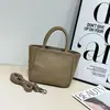 Bolso de Mano Transfronterizo de Nuevo Estilo para Mujer, Piel de Primera Capa Completa, Caída Natural, Bolso Cruzado Sencillo y de Moda, Bolso de Hombro Versátil para el Trabajo