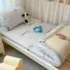 2025 Nuevo Estilo Algodón Puro Estampado Dormitorio Estudiantil Litera Sábana Bajera Individual 90X200Cm Sábana Bajera Individual