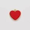 Accesorios para Joyería DIY Aleación Esmalte Lazo Corazón 3D Estilo Chanel Accesorios para el Cabello Colgantes para Teléfono Venta al por Mayor