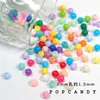 50 Cuentas de Color Sólido 1-22 Colores 8mm Empaque Acrílico Cuentas Sueltas Joyería DIY Hecho a Mano Collar Pulsera con Cuentas Cuentas