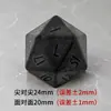 Suministro Transfronterizo Obsidiana Natural Poliedro Juego de Mesa Dungeons & Dragons Dados Dnd Z03 Set Mate
