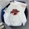 Abrigo informal de otoño e invierno con diseño cruzado, sudadera holgada con capucha de talla grande, top informal con estampado moderno que combina con todo para mujer