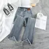 Pantalones de trompeta ajustados de cintura alta para mujer, primavera y otoño 2025