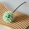 Flor artificial de una sola cabeza, diente de león, pelota de ping-pong, crisantemo, flor artificial, decoración para el hogar, sala de estar, accesorios de estudio de boda, venta al por mayor