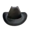 Sombrero Vaquero Blanco en Blanco Publicidad Promoción Impresión Logo Fieltro Vaquero Vacaciones Carnaval Fiesta Occidental Sombrero Adulto