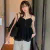 Chic Coreano Verano 2026 Nuevo Estilo Top de Encaje Suave y Dulce con un Aire Juvenil