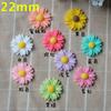 Acessórios de Joias para Celular DIY 22mm Girassol Margarida Acessórios de Resina Acessórios de Cabelo Materiais DIY Atacado
