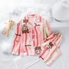 Pijama para Niña Primavera y Otoño Manga Larga Traje Infantil Niña Dibujos Animados Princesa Delgado Ropa de Casa 2025 Nuevo Ropa Exterior