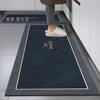 Felpudo de cocina de estilo sencillo, antideslizante y resistente a la suciedad, para puerta de entrada, absorbente y resistente a la suciedad, para el hogar.