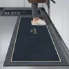 Tapetes de Piso para Cocina Estilo Sencillo, Tapetes Antideslizantes Resistentes a Manchas, Tapetes para Puerta de Entrada, Felpudos Absorbentes de Agua y Resistentes a Manchas, Alfombras para Cocina del Hogar