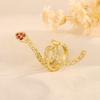 2024 Novo Cross-border Personality Snake Ear Clip sem furos para orelhas Micro-incrustado Zircon Brincos Elegante High-end Light Luxury Style
