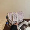 Bolsa Transversal Fashionável para o Dia a Dia, Nova Bolsa de Ombro Versátil Cor Sólida Casual, Bolsa Simples Elegante Tendência Outono e Inverno para Mulheres