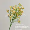 Buquê de flores gypsophila artificial de 5 ramos para decoração de cena de casamento, materiais DIY, flores artificiais para arranjos decorativos, atacado