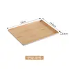 Bandeja de Grano de Nogal Japonés para el Hogar Melamina Rectangular Bandeja de Té Estilo Ins Juego de Té Almacenamiento de Tazas de Agua Vino