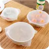 Tapa sellada de silicona transparente cubierta de plástico para refrigerador cubierta de tazón grado alimenticio cubierta para calentar en microondas cubierta fresca al por mayor