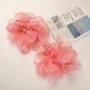 Estilo bosque de principios de primavera ambiente sentido clip para el pelo de flor de gasa gran sentido de niña accesorios para el pelo accesorios para tocado material al por mayor