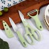Directo de fábrica selección estricta de cuchillo para fruta cuchillo pelador doméstico y tabla de cortar Red de cuchillo para melón y fruta dos en uno pequeña generación de regalos