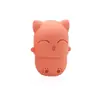 Caja de Almacenamiento de Esponjas de Maquillaje de Silicona para Gatos Almacenamiento Separado para Huevos de Belleza Linda Transpirable Limpia Resistente al Moho Fondo Limpiable