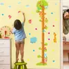 Calcomanías de Tabla de Altura al por Mayor Decoración para Habitación Infantil Calcomanías de Pared Papel Tapiz de Dibujos Animados Calcomanías de Medición de Altura Ecológicas