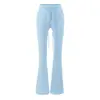 Conjunto de Duas Peças Feminino: Moletom com Capuz e Zíper Ajustado ao Corpo Calça Longa de Cintura Alta com Caimento Roupas Esportivas Casuais Emagrecedoras