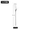 Acero Inoxidable 316 Cuchara Estilo Coreano Cuchara para Postre Tenedor Espesor Mango Largo Cuchara para Café Cuchara para Revolver Cuchara para Comer en Casa
