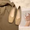 Zapatos Suaves Brisa Nocturna para Mujer 2025 Nuevo Otoño Zapatos de Escote Bajo Suela Plana Zapatos Planos de Suela Suave para Mujeres Zapatos sin Cordones