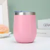 La taza de huevo de 12 oz más vendida de Amazon, taza con aislamiento al vacío de acero inoxidable 304 de doble capa, taza de huevo en forma de U pintada en spray