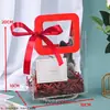Bolso de Mano Transparente de PVC Bolsa de Regalo de Mano Empaque de Plástico Láser Bolsa de Regalo Madre Niños Maestro Festival