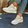 Sapatos Casuais de Verão com Cadarço e Sola Grossa, Europeus e Americanos, 2025, Em Estoque, Calçados Esportivos Atacado Europeu e Americano, Tamanho Grande