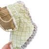 Pañuelo triangular para la cabeza para mujer, bonito y bonito pañuelo de verano para fotos de vacaciones, banda para el pelo estilo pastoral francés de primera calidad.