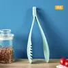 Nuevas Pinzas de Plástico para Comida Tres en Uno para Cocina para Uso Doméstico, Pinzas Multifuncionales para Fideos, Pinzas para Pan y Snacks, Espumadera para Fondue