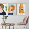 Decoração de Parede para Loja de Roupas Pintura Loja de Roupas Femininas Pintura de Parede Suspensa Parede de Fundo Simples Moderna Beleza Moda Criativa