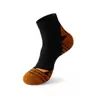 Meias de Corrida para Homens, Cano Médio, Parte Inferior com Toalha, Absorventes de Suor, Amortecedoras, Meias Esportivas de Treinamento para Homens, Basquete, Maratona, Caminhada