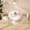Mesa de comedor estilo Ins mesa de tulipán mesa de negociación mesa de té pequeña redonda mesa de té pequeña blanca nórdica cafetería combinación de mesa de té pequeña