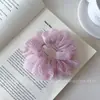 Goma para el pelo scrunchie de gasa tipo nube tie-dye estilo coreano para mujer, temperamento suave vintage, accesorio de alta gama para el pelo, cuerda para el pelo