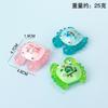 Pequeño cangrejo luminoso de Sanrio, accesorios hechos a mano para manualidades, adornos de simulación con sonido de vibración para tocar, pequeños regalos para estudiantes al por mayor