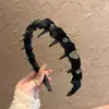 Nueva Exquisita Diadema Ultra Brillante con Pedrería de Corazón 2025 para Mujer, Accesorio Versátil de Alta Gama con Corona Alta Diadema Exterior para Mujer